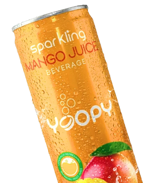 Sparkling mango juice